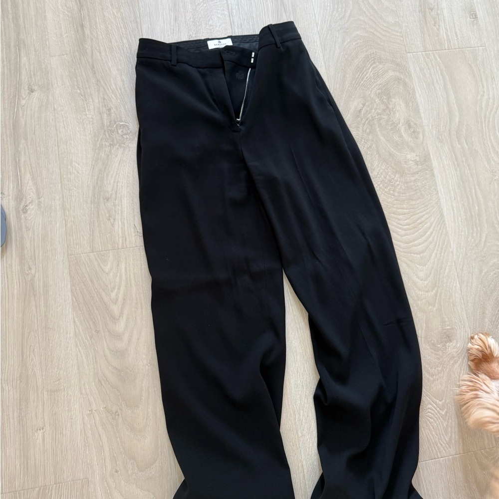 Aritzia Black Dress Pants Straight-Leg